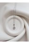 Solitaire Zircon Stone Silver Color Women's Necklace - Solitaire Steel Necklace - Minimal Solitaire Zircon Stone Steel Women's Necklace - 4