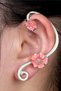 Phosphorescent ear cuff, flower pattern - 3