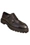 Jf-345 Men's Genuine Leather Thick Sole Double Buckle Premium Casual Shoes - 7