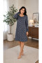 Women's Tunic Dress - Comfortable Fit - Plus Size - Patterned - Oversized - Viscose - 3