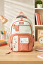 Unisex School Backpack with Laptop Compartment and Accessories for Primary School - Middle School - High School