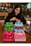 Starbucks Inspired Nee Doh Squishy Ice Cube 4 Pack - Stress Relief Fidget Toy | Strawberry Acai Lemonade, Caramel Frappuccino, Pink Drink, Ice Cube - 2