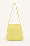 Women's Yellow Knitwear Shoulder Bag I4981Axns - 5