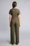 Straight Fit Flat Leg Wrinkled Textured Khaki Trousers G2919Ax26Au - 4