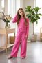 Girls' Set Children's Long Sleeve Pink Bow Detail Girls' Set - 3