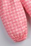 100% Cotton Flamed Muslin Fabric Loose-Fit Pants for Baby Girls and Children (with Stone-Embellished Red Hearts) - 2