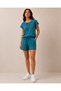 Women's Tie-Detail Blouse Shorts Set - 4