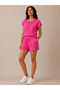 Women's Tie-Detail Blouse Shorts Set - 3