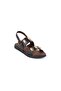 London Vaketa Gold Stone Double Strap Sandals - 2