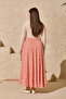 Tile Patterned Flared Skirt - 6