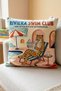 Riviera Swim Club Written Leopard Pattern 2-Piece Decorative Throw Pillow Cover Set, Colorful Retro Summer and Pool Themed Living Room Decor - 3