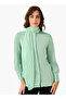 PLEAT SCARF DRAPE SHIRT - 4