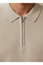 FLAT KNIT ZIP POLO - 4