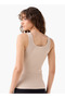 WIDE STRAP FITTED KNIT TANK TOP - 5