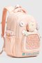 Set of 3 Children's Primary School Bags with Pen Holder and Lunch Bag Backpack Lila - 2