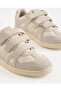 Women Ivory Three Strap Low Top Sneakers - 3