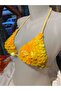 butik el örgüsü pullu bikini üstü - 2
