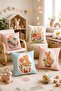 Thoughtful Animals Patterned 4-Piece Children's and Baby Pillowcase Set