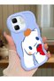 Infinix Hot 50I Compatible Case Camera Protector Blue Silicone Couple Phone Case Stripe Pattern