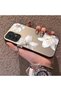Samsung Galaxy A32 Compatible Silicone Edge Hard Back Case Couple Phone Case with Floral Pattern - 2