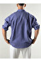 Striped Blue Men's Shirt Coc3273 - 4