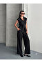 Women's Lace Detailed Vest Trouser Set V-Neck Buttoned Double Set - 3
