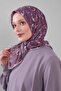 وشاح من الحرير والقطن بنمط زهرة الورد بتصميم ريترو - 2