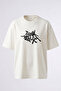 Thank U Next Design Printed Oversize White T-Shirt