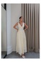 Floral Embossed V-Neck Dress