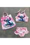 Girl's Printed Bikini Swimsuit and 3-Piece Beach Set