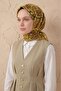 Soft Scarf Geometric Tan 90X90 - 2