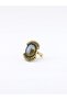 Natural Stone Labradorite Natural Stone Women's Antique Adjustable Ring Euy94Lbt - 4