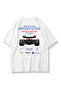 Unisex Oversized T-Shirt "The Formula" Loose Fit Oversized White T-Shirt