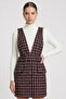 Women Checkered Mini Dress, Multicolor