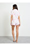 Shell & Starfish Piped Pocket Ss Shirt & Short Set - 5