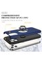 Ilkestor iPhone 11 Pro Max Case Elite Ring Cover (125618) - Navy Blue - 2