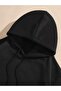 Oversized Hooded Sweatshirt Set - Face and All-Over Surface Print, Comfortable Lace-Up Hoodie - 2