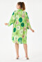 Italian Plus Size Floral Patterned Tunic Shirt Dress 42 - 46 Size - 6
