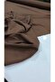 Fabric Brown Viscose Trousers Shirt Tunic Dress - 3