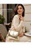 Women's Clip-On Scholarship 4-Compartment Faux Leather Adjustable Strap Hand Shoulder and Crossbody Bag - 5