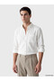 Peak New Season White Regular Fit Men's Shirt