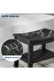 HDPE Shower Bench with Storage Shelf Bathroom Stool - 5