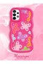 Samsung Galaxy A13 4g Compatible Case Camera Protector Red Silicone Couple Phone Case Butterfly Pattern - 2