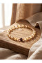 Citrine - Hematite - Natural Stone Bracelet with Zircon Apparatus (6 mm) - Series Ii - 3