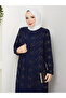Large size mother's dress with lightning stone