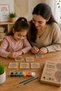 6-Piece Wooden Mandala Coaster Painting Set |   10X10 cm Mdf |   6 Acrylic Paints + 2 Brushes + Eva Base |   DIY Paint Hobby Set - 2