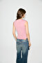 Toarmina Women's Soft and Flexible Fabric Zero Sleeve Round Neck Pink Undershirt - 6