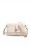 Beige - Beige Honeycomb Women's Crossbody Bag Sp1182 - 4