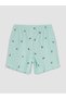 Özmarka New Season Blue Girls' Shorts Pajama Set - 7