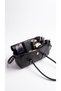 Women's Crocodile Patterned Shoulder Bag Stylish Daily Baguette Handbag with Large Internal Volume - 6